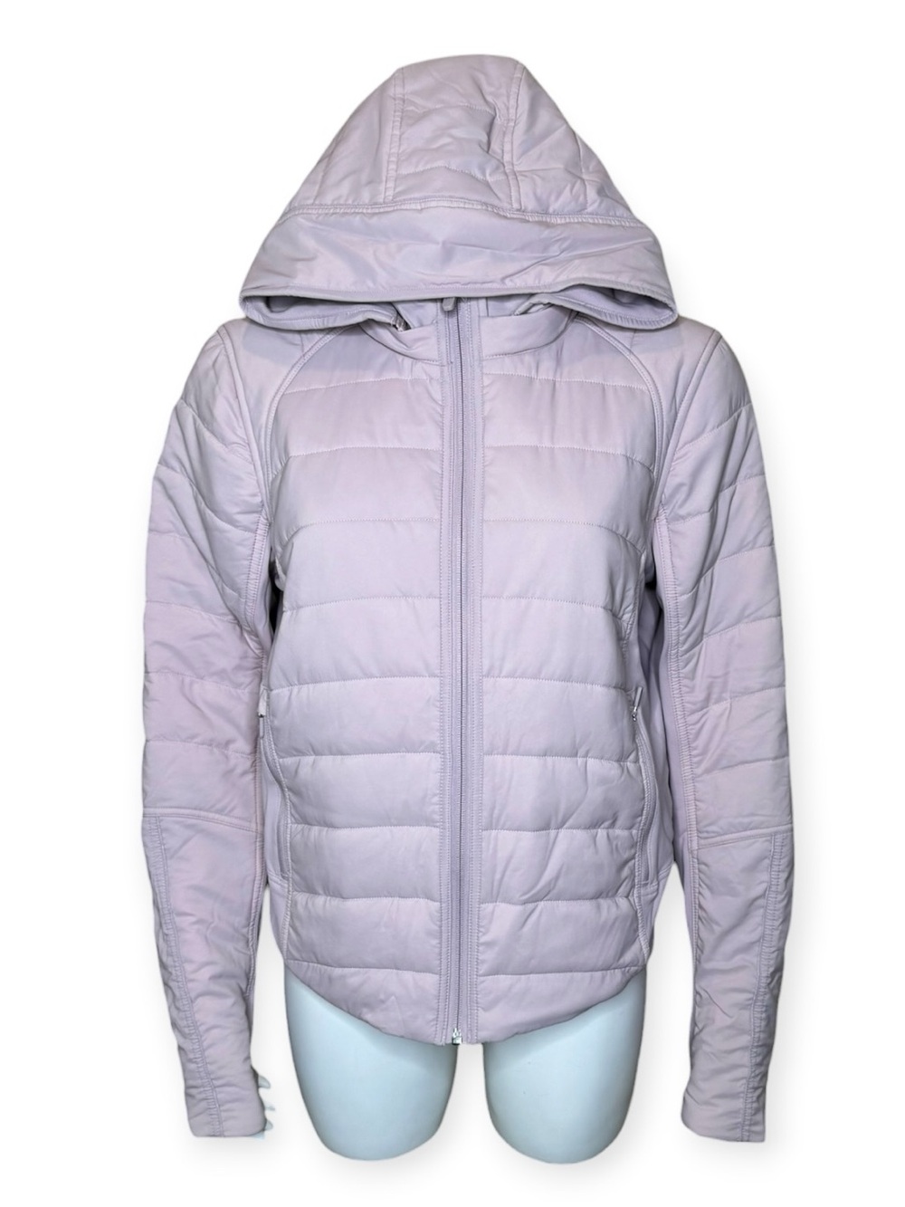 Lululemon Push Your Pace Jacket 10 Hooded Insulated Puffer Pink
